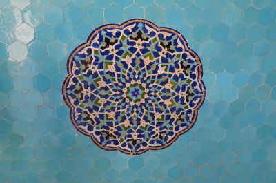 Keywords: yazd; blauwe moskee